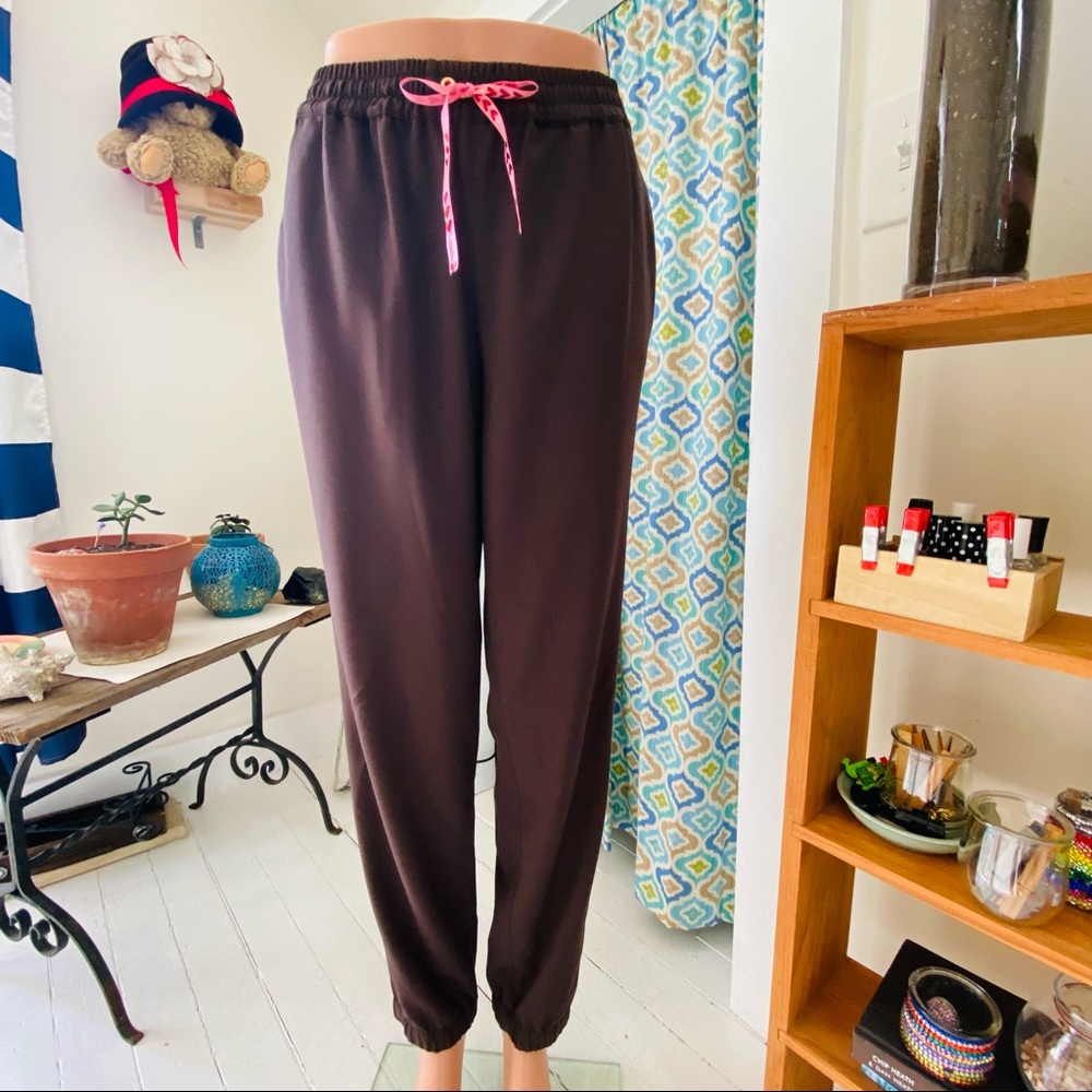 Michael Kors High Rise Drawstring Joggers (size M)